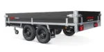 Remolque de plataforma Anssems psx 2000.405 go-getter con ruedas debajo