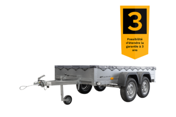 Remolque Unitrailer 264/2 kipp con rueda motriz
