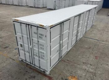 CONTENEDOR GRANDE 40 PIES CÚBICOS BLANCO