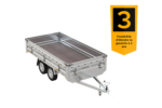 Remolque 2 ejes 304×153 UNITRAILER SÓLIDO 300/2 CAPACIDAD 750 kg
